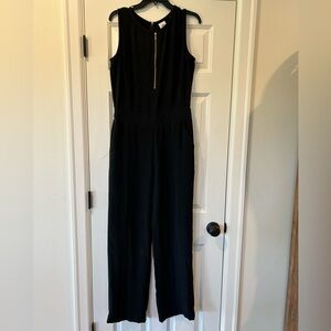 CAbi Black Sleeveless Jumpsuit